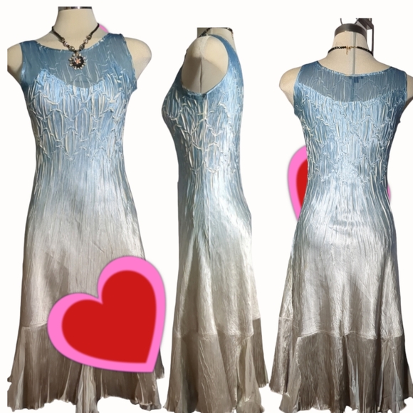 Komarov Luxury Designer Flare pleated Dress Size S - Picture 8 of 16